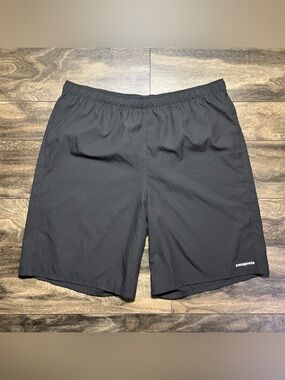 Patagonia Strider Field Shorts 9" Men’s L Black Lightweight DWR EUC